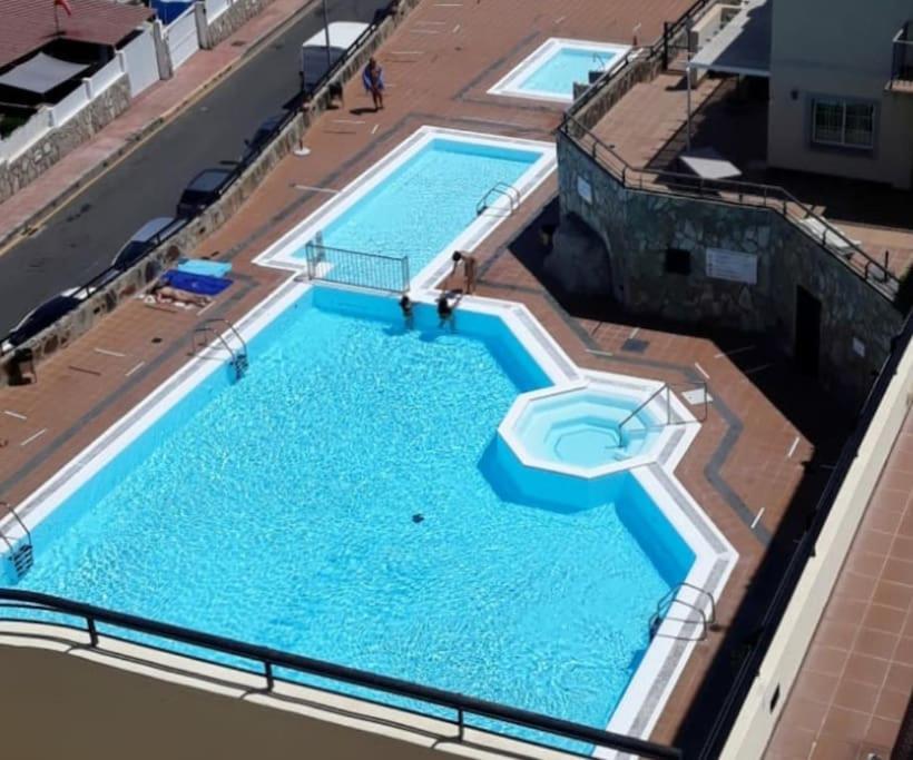 Moderno Residencial Puerto Rico Sol Mar Y Piscina Apartment Luaran gambar