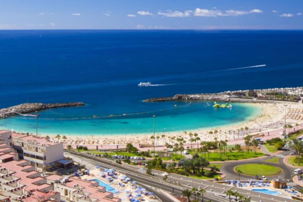 Moderno Residencial Puerto Rico Sol Mar Y Piscina Apartment Luaran gambar